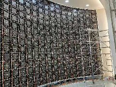 LED屏戶内簡易安裝結構